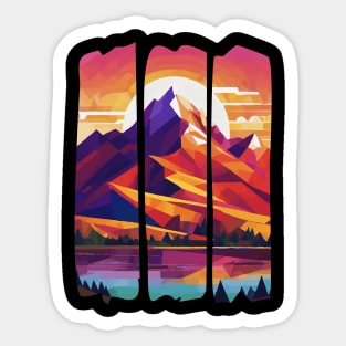 Big Mountain View Sticker